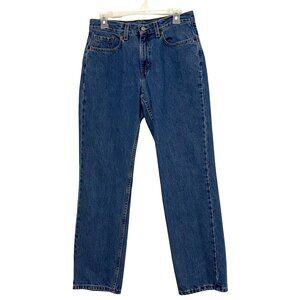 Levis 505 Lower Rise Straight Leg Womens Jeans 8 Blue Western Country Faded Y2K